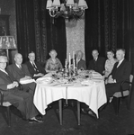 846715 Afbeelding van het diner ter gelegenheid van het afscheid van dr. F.F. de Bruyn als directeur van het ...